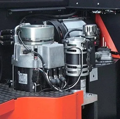 Noblelift OPX33 Swing Reach Very Narrow Aisle Turret Truck — view 7