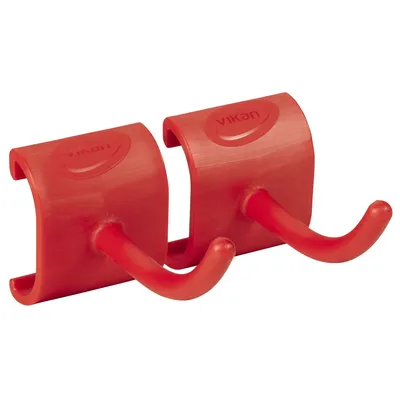 Vikan Hook for HyGo Mobile Cleaning Station, 5700x (2 pcs) — Red