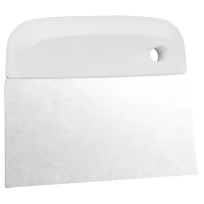 Vikan Dough Cutter/Scraper, Stainless Steel Blade, Flexible — White