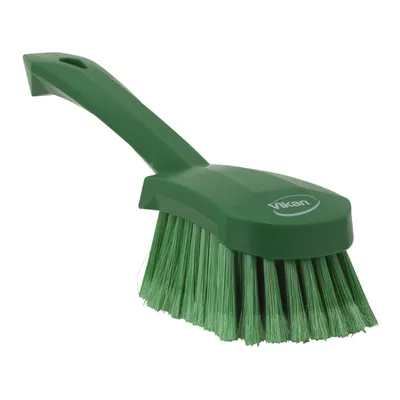 Vikan Washing Brush w/short Handle — Green