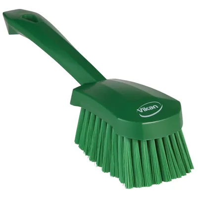Vikan Washing Brush with short handle — Green