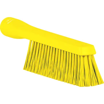 Vikan Dual Reach Brush, Threaded — Yellow