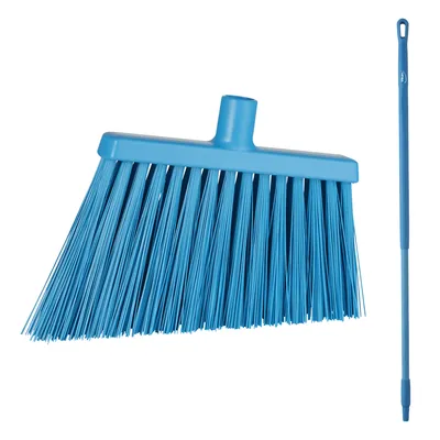 Vikan Angle Cut Broom/Handle 51 Inch Kit — Blue