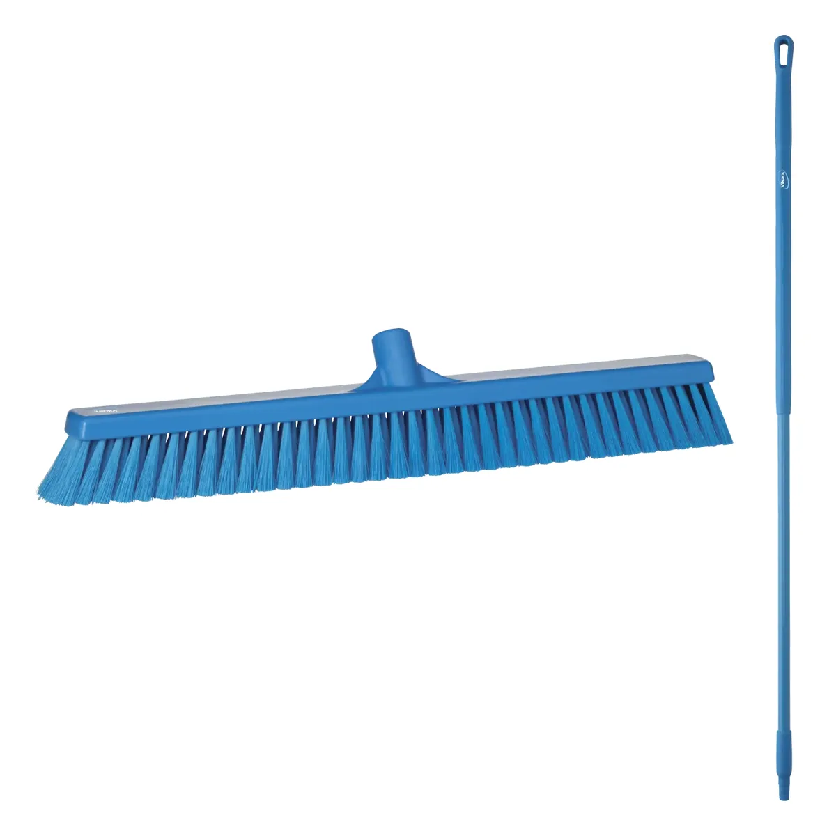 Vikan Push Broom/FG Handle 59 Inch Kit