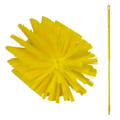 Vikan Tube Brush/Handle 59 Inch Kit — Yellow