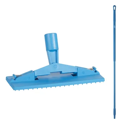 Vikan Floor Pad Holder/Handle 59 Inch Kit — Blue
