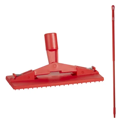 Vikan Floor Pad Holder/Handle 59 Inch Kit — Red