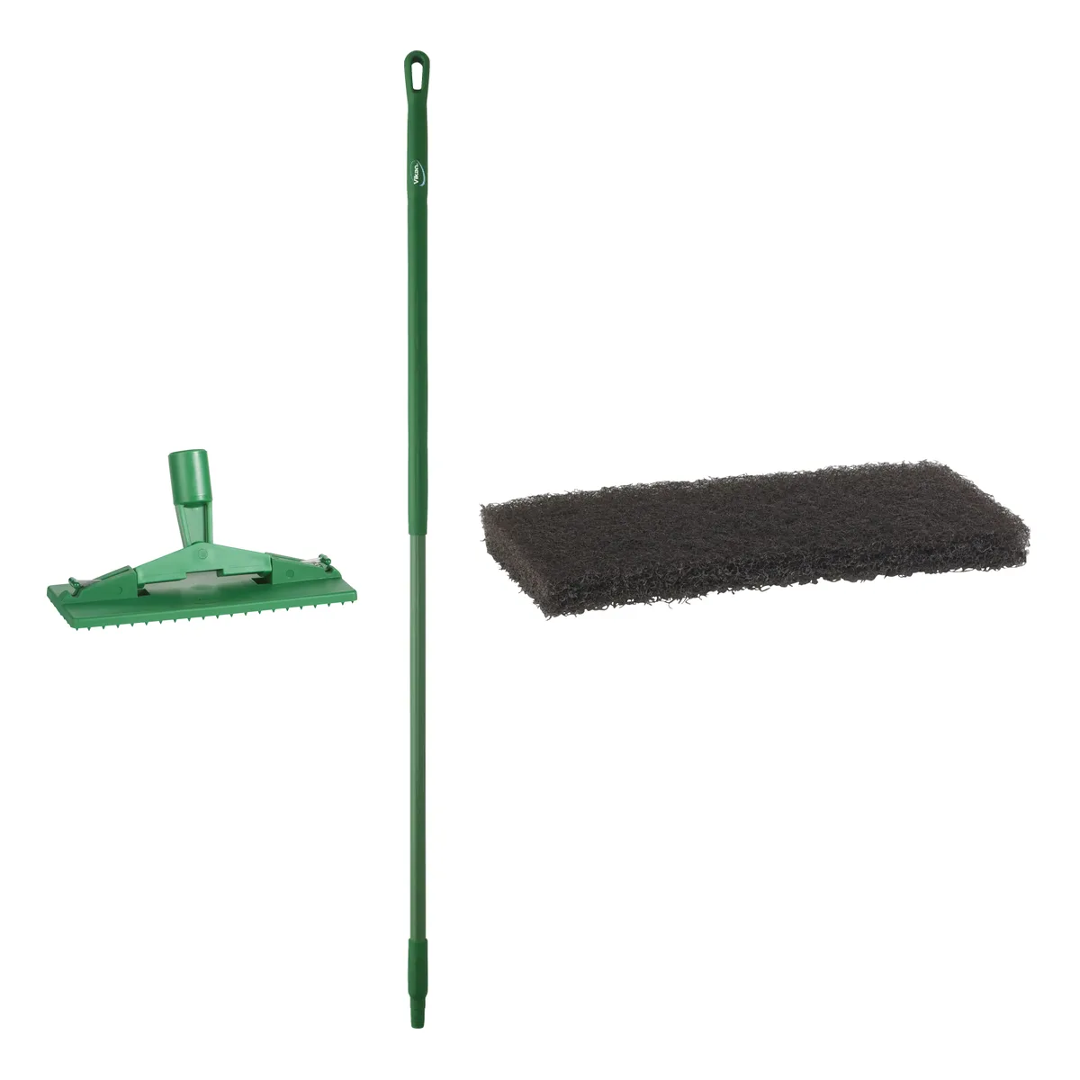 Vikan Course Pad Floor Pad Holder/Handle 59 Inch Kit