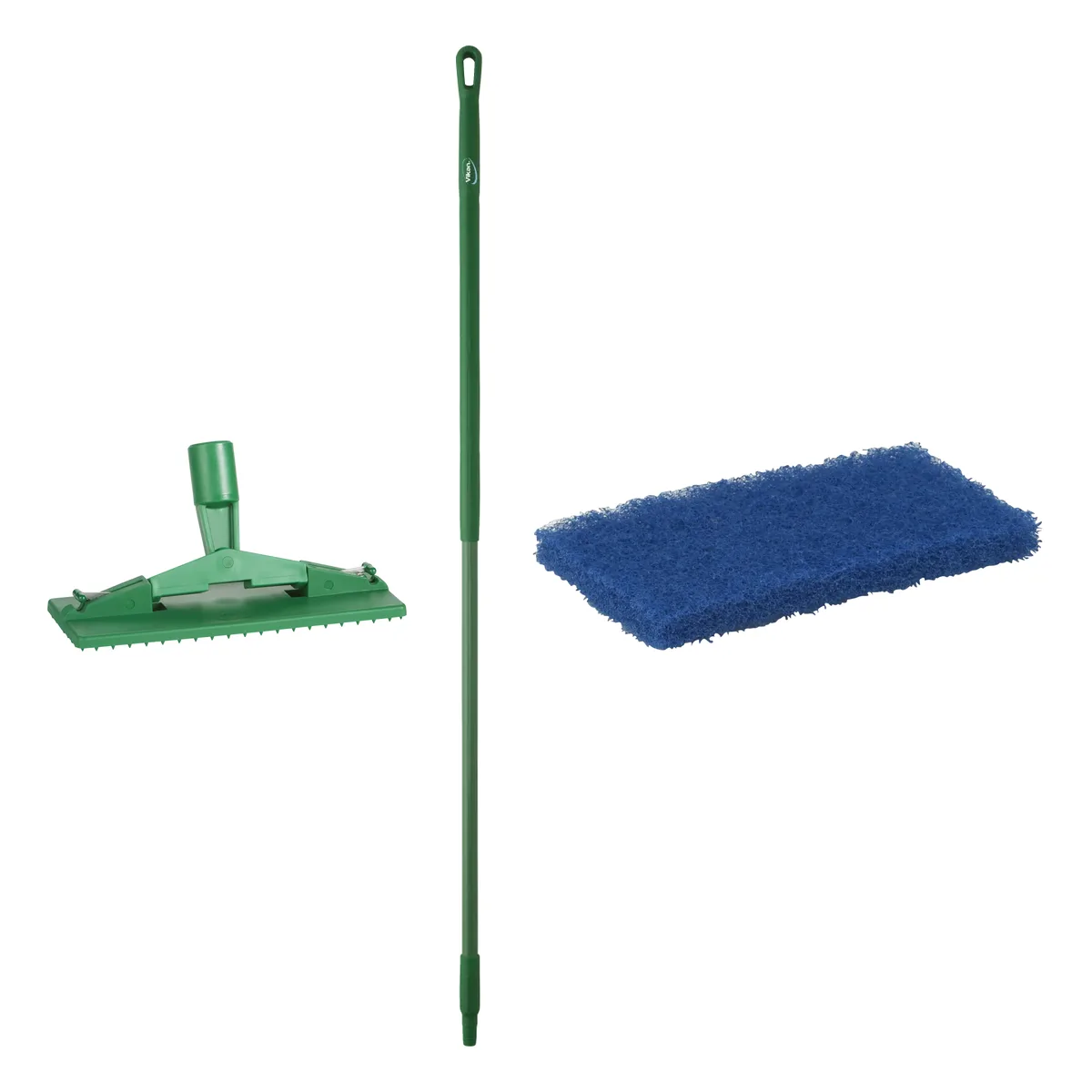 Vikan Medium Pad Floor Pad Holder/Handle 59 Inch Kit