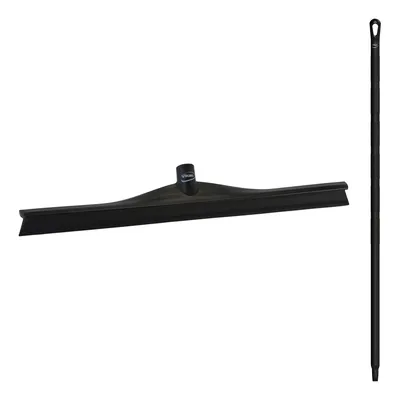 Vikan 24" Squeegee w/ 51" UH Handle Kit — Black