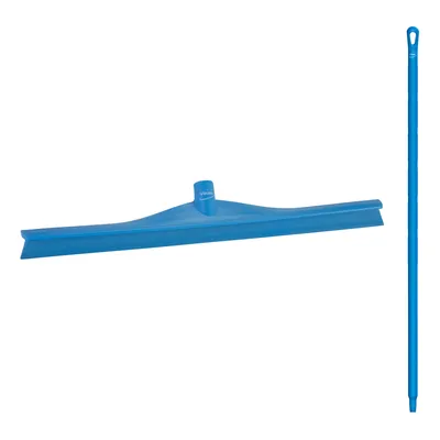 Vikan 24" Squeegee w/ 51" UH Handle Kit — Blue