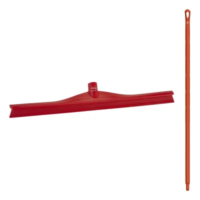 Vikan 24" Squeegee w/ 51" UH Handle Kit — Red