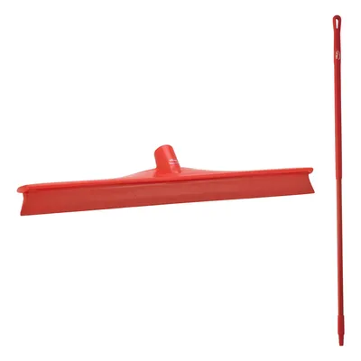 Vikan Ultra Hygiene Squeegee/Handle 59 Inch Kit — Red