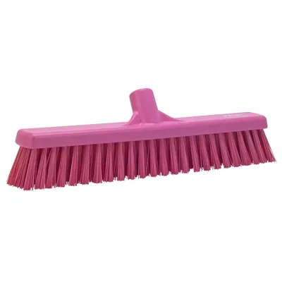 Vikan Push Soft/Stiff Broom 16.5 Inch