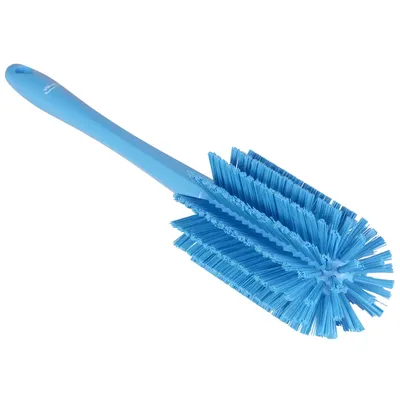 Vikan one piece 80 mm Medium Pipe Brush w/handle — Blue