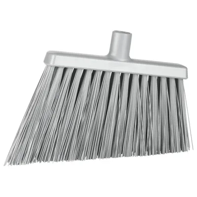 Vikan Angle Cut Stiff Broom 11 Inch — Gray