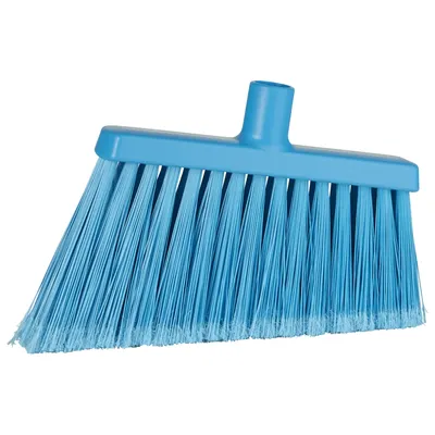 Vikan Soft Angled Broom Flagged — Blue