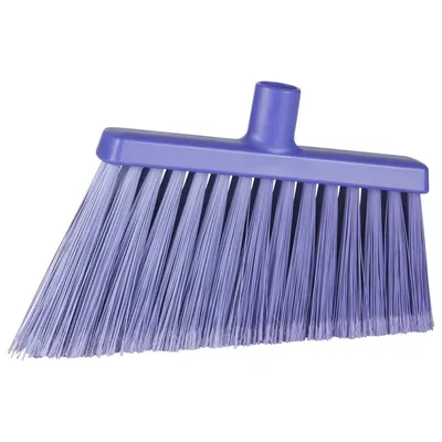 Vikan Soft Angled Broom Flagged — Purple
