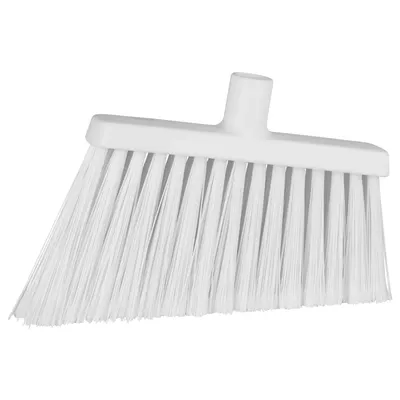 Vikan Soft Angled Broom Flagged — White