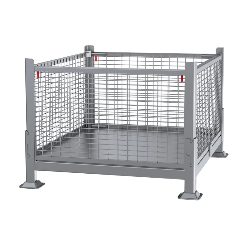 Premier Collapsible Solid Wall Wire Mesh Container