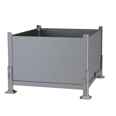 Collapsible Single Solid Wall Container