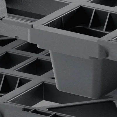 EXP 320 Euro Plastic Pallet Side
