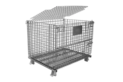 Premier Handling Solutions IHW-5-324034 collapsible wire container shown from an alternate angle