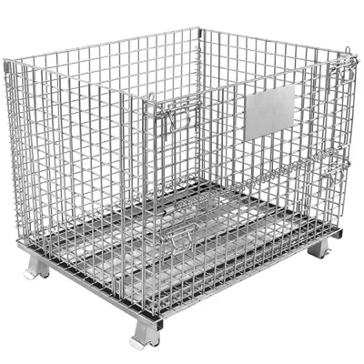 Premier Handling Solutions IHW-5-324034 collapsible wire container shown from an alternate angle