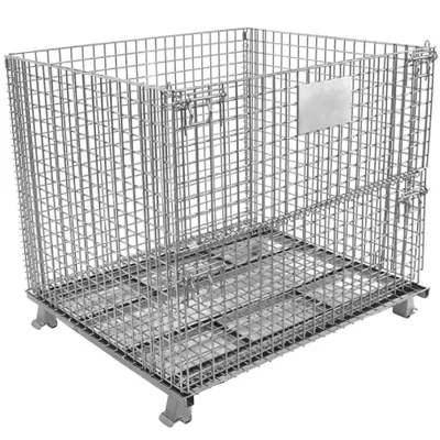 Premier Handling Solutions IHW-5-404842 collapsible wire container shown from an alternate angle