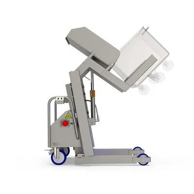 Premier Handling Stainless Steel VMEG Lifter and Tipper Side