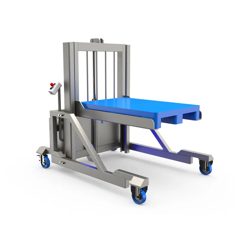 Premier Handling Stainless Steel Wide Pallet Lifter & Stacker