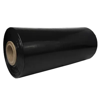 80 Gauge 20" x 5,000' Black Opaque Machine Grade