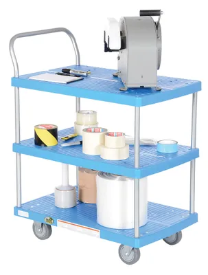 PSC-1828-3 utility cart shown from an alternate angle