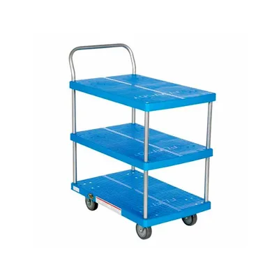 Vestil PSC-1828-3 Plastic Platform Truck-3 Shelf