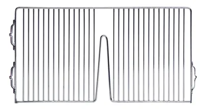 Quantum 1006DHB-SQ Square Partition Wall Divider, 10"W x 6"H, Chrome
