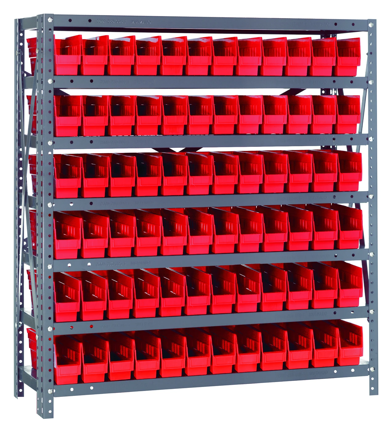 Quantum 1239-100RD Shelving Unit, 12"D x 36"L x 39"H, 400 lb capacity, Galvanized