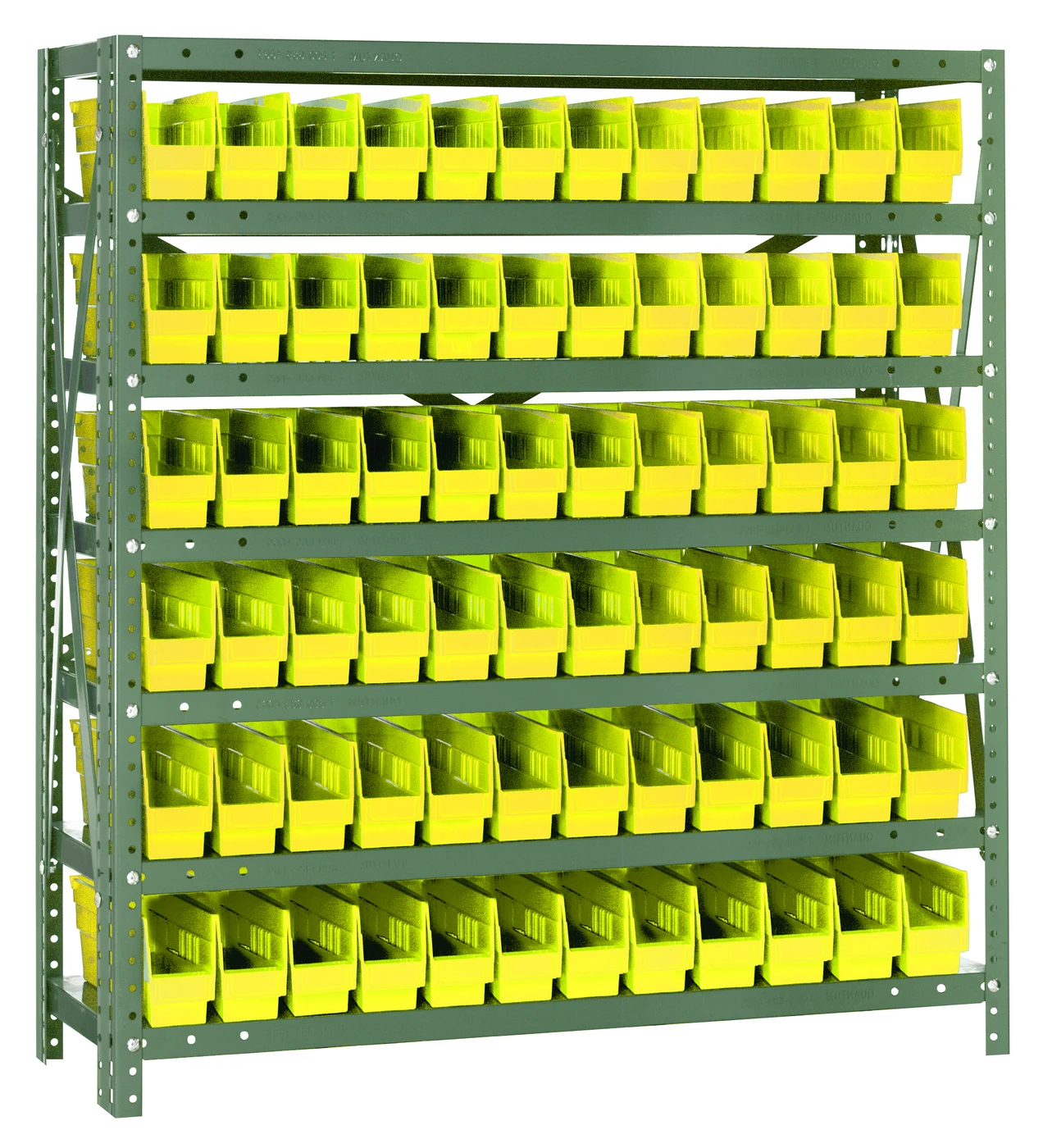 Quantum 1239-100YL Shelving Unit, 12"D x 36"L x 39"H, 400 lb capacity, Galvanized