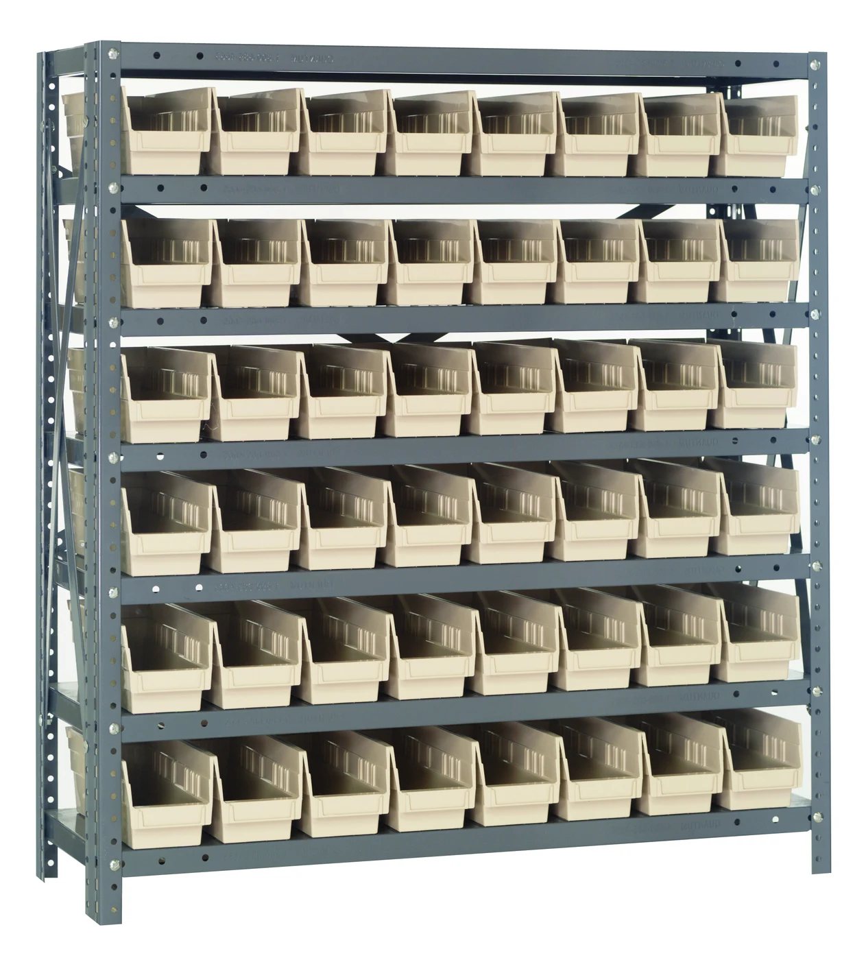 Quantum 1239-101IV Shelving Unit, 12"D x 36"L x 39"H, 400 lb capacity, Galvanized