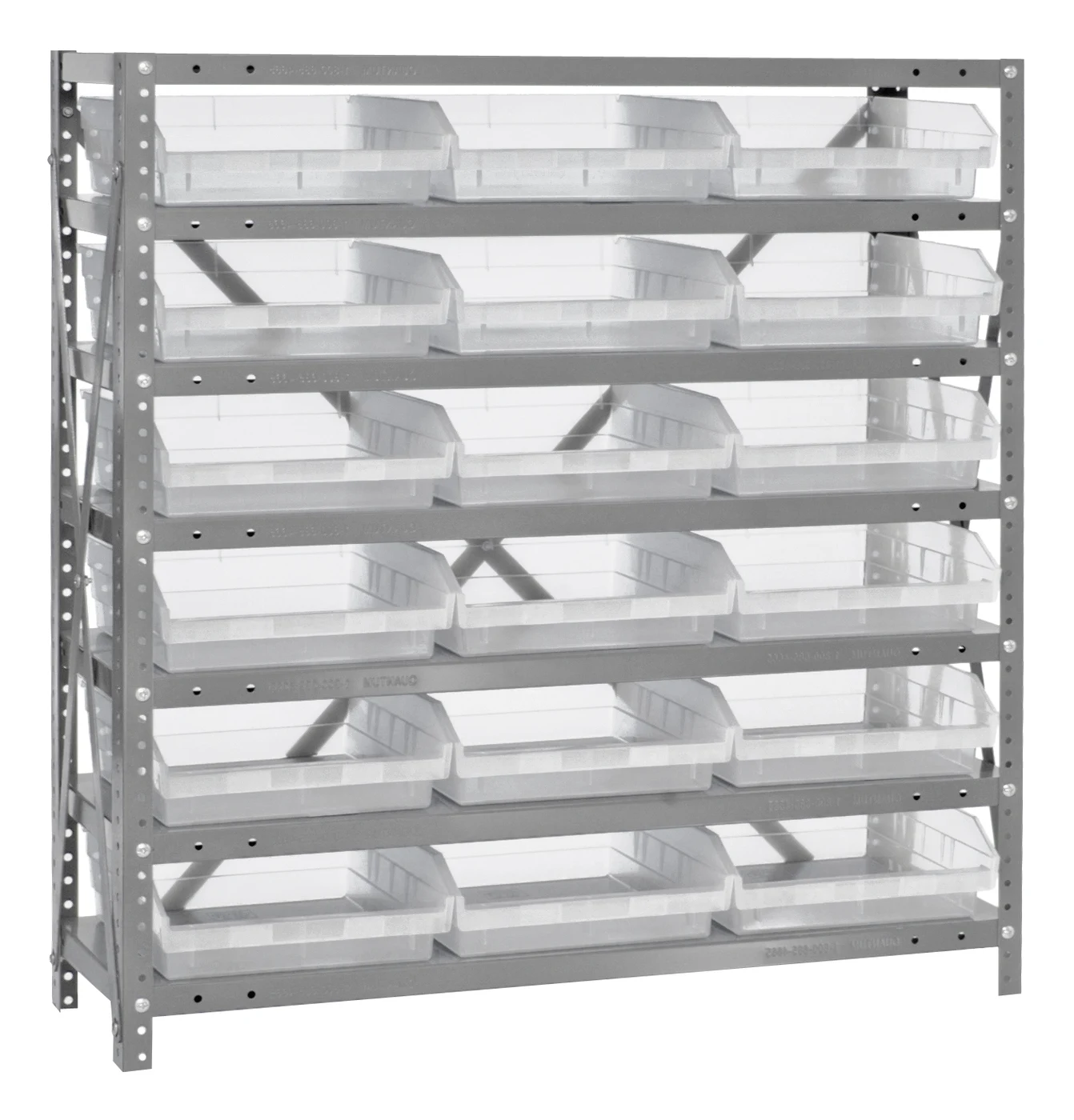 Quantum 1239-109CL Shelving Unit, 12"D x 36"L x 39"H, 400 lb capacity, Galvanized