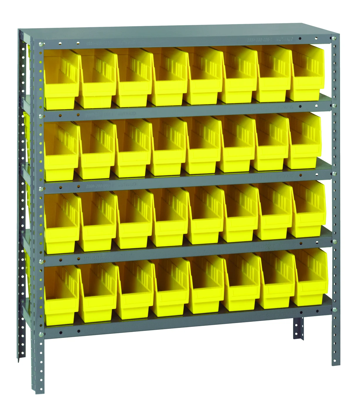 Quantum 1239-201YL Shelving Unit, 12"D x 36"L x 39"H, 400 lb capacity, Galvanized