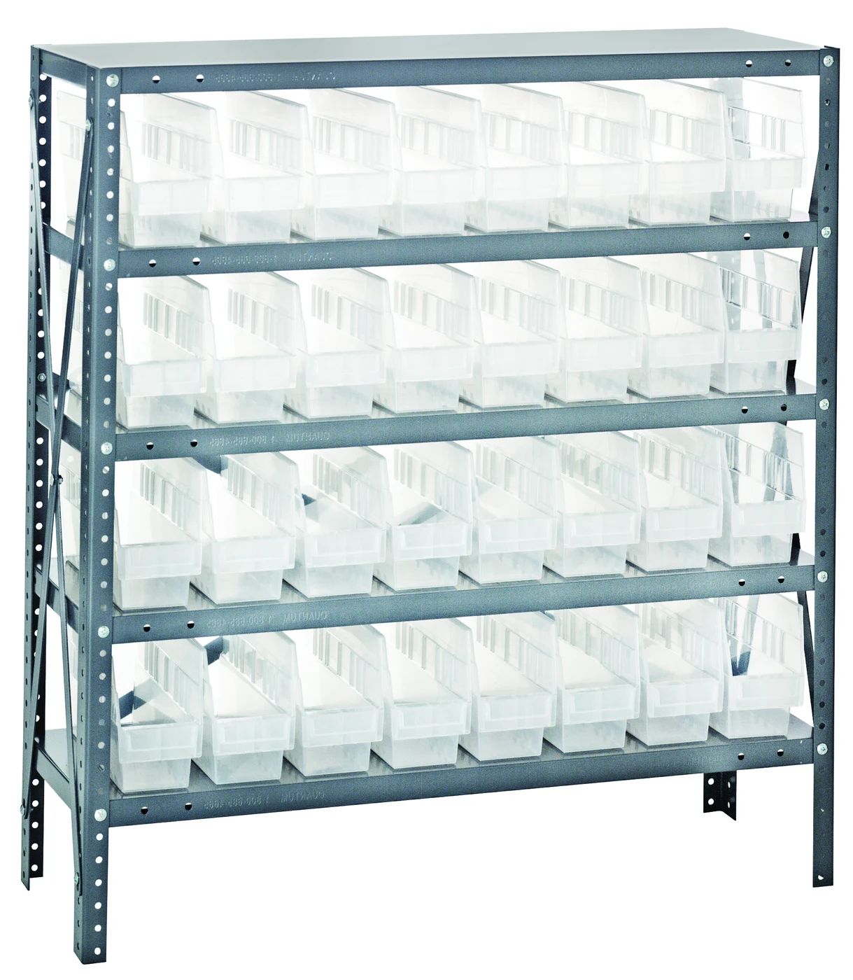 Quantum 1239-201CL Shelving Unit, 12"D x 36"L x 39"H, 400 lb capacity, Galvanized