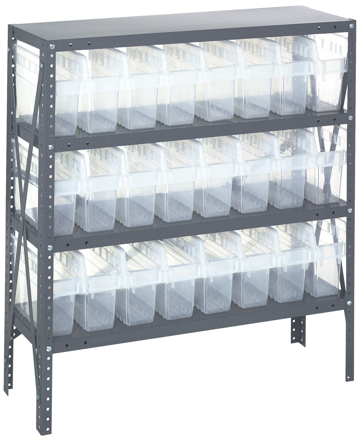Quantum 1239-SB801CL Shelving Unit, 12"D x 36"L x 39"H, 400 lb capacity, Galvanized