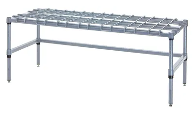 Quantum 182414DGY Wire Dunnage Rack, 24"W x 18"D x 14"H, 1300-1600 lb capacity, Gray