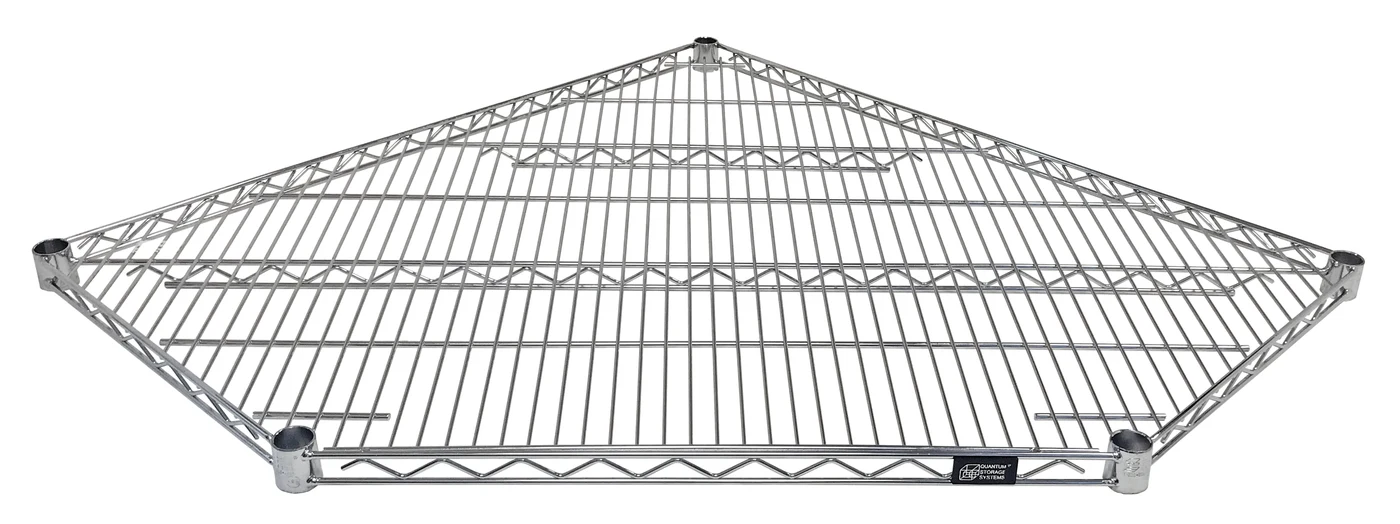 Quantum 1836CRNC Wire Shelf, 700 lb capacity, Chrome
