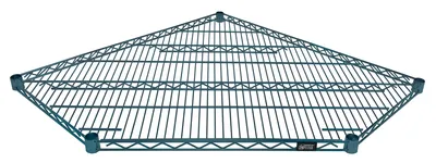 Quantum 1836CRNP Wire Shelf, 700 lb capacity, Green