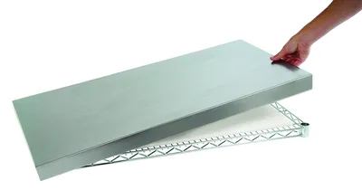 Quantum 2430SSTOP Stainless Steel Shelf Top Covers, 24"W x 30"L x 2"H