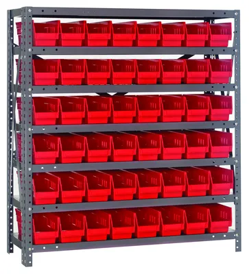 Quantum 1839-103RD Shelving Unit, 18"D x 36"L x 39"H, 400 lb capacity, Galvanized