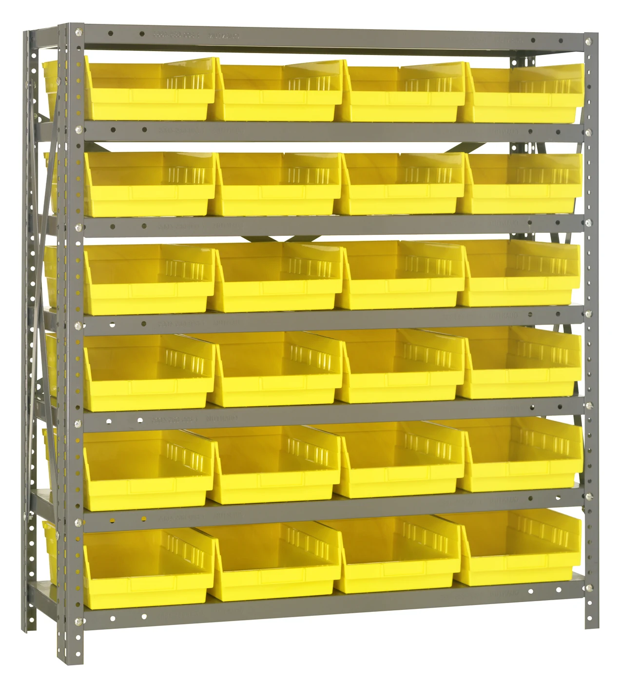 Quantum 1839-108YL Shelving Unit, 18"D x 36"L x 39"H, 400 lb capacity, Galvanized