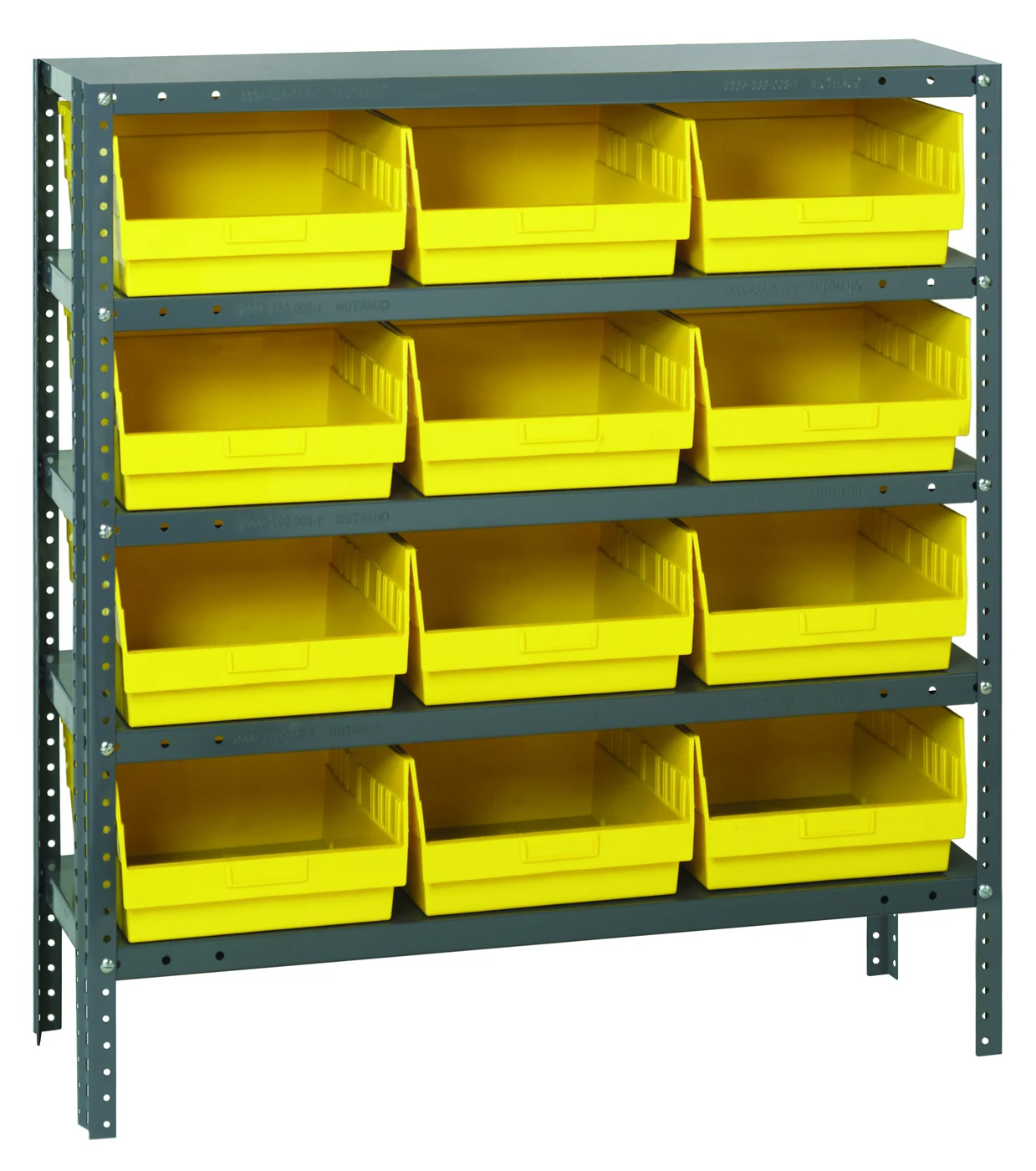 Quantum 1839-210YL Shelving Unit, 18"D x 36"L x 39"H, 400 lb capacity, Galvanized