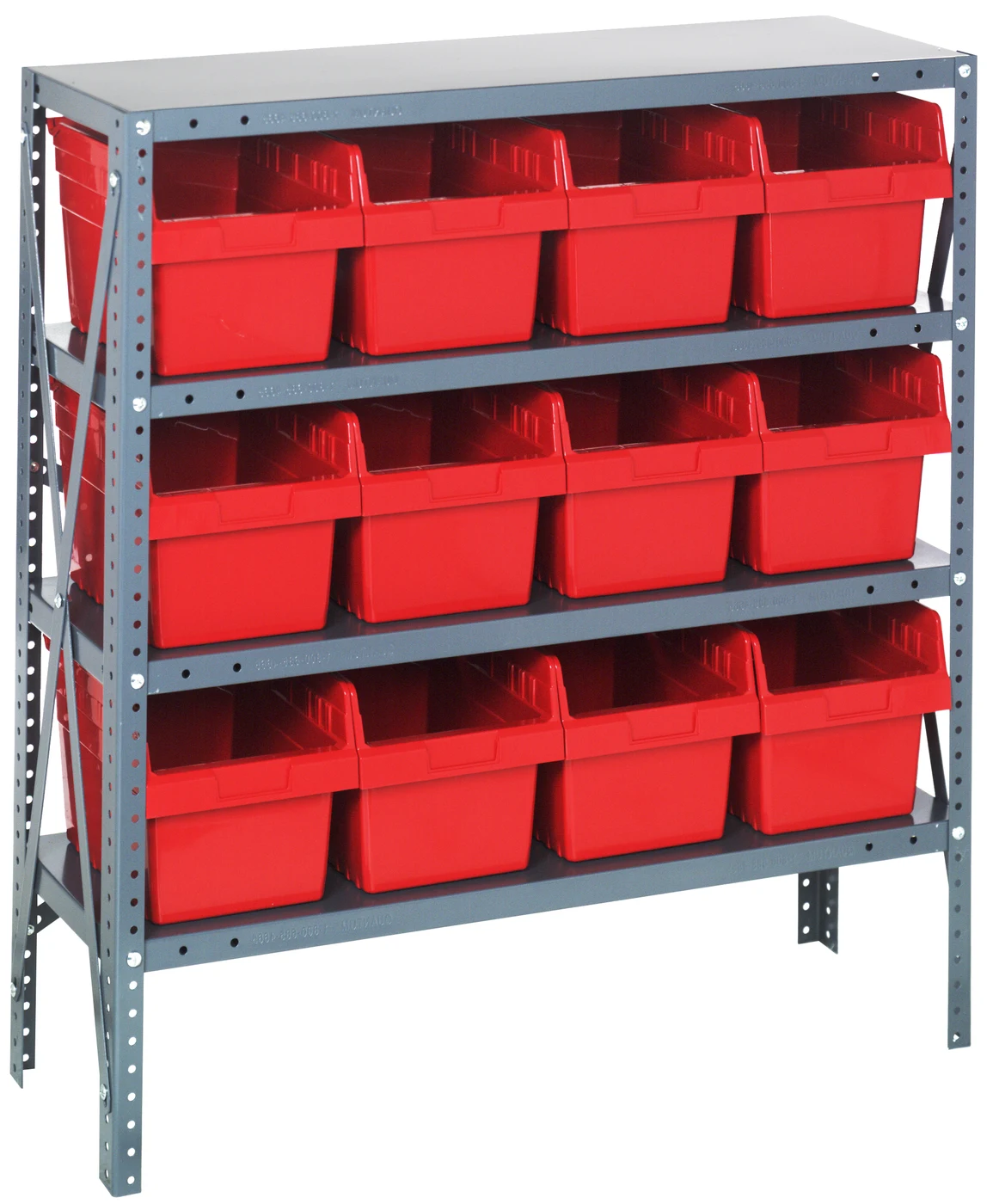 Quantum 1839-SB808RD Shelving Unit, 18"D x 36"L x 39"H, 400 lb capacity, Galvanized